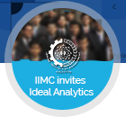 IIMC invites Ideal Analytics to address the first batch of Analytics management course