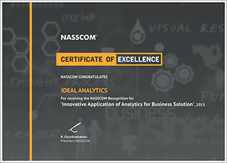 Ideal Analytics featured in NASSCOM Top 50 “Excellence in Analytics” 2015